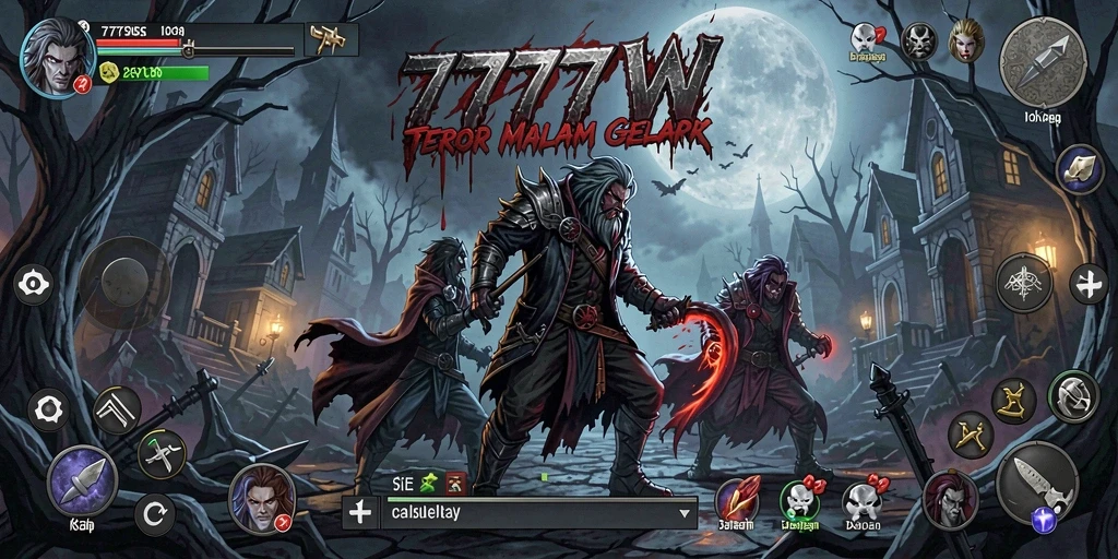 Tampilan gameplay 7777W yang mencekam dan menakutkan.