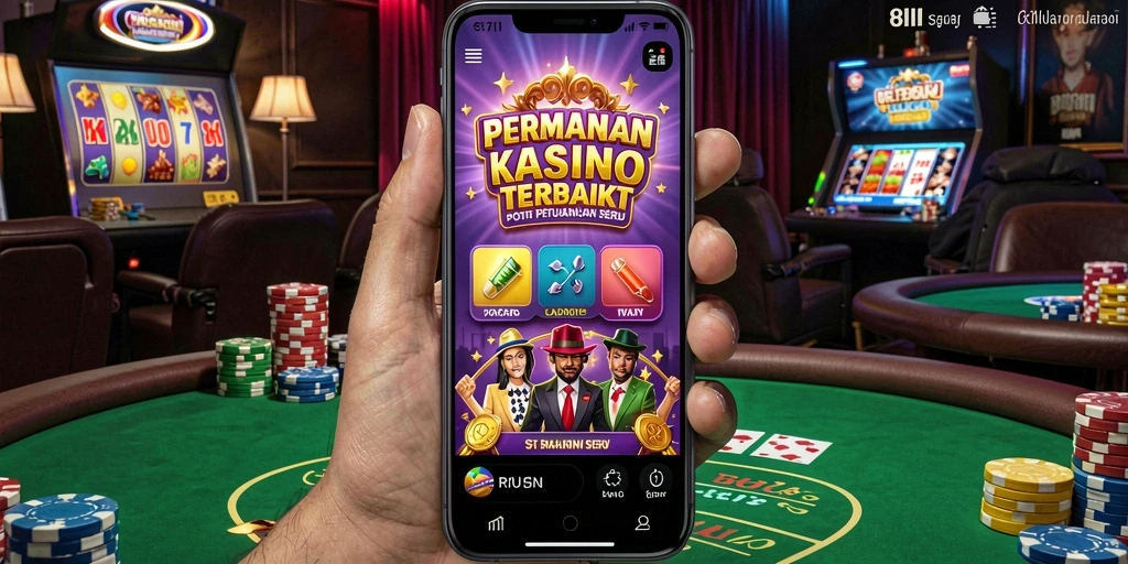Tampilan gameplay menakjubkan dari 8II yang membawa Anda ke dunia kasino.