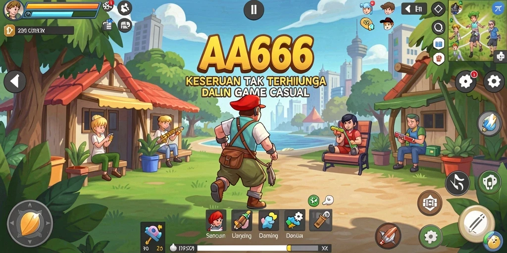 Tampilan menarik dari gameplay <strong>AA666</strong> yang penuh warna.
