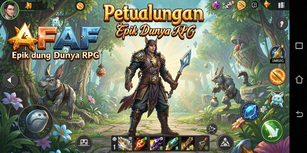 Gameplay menakjubkan AFAF dalam petualangan RPG yang menanti.