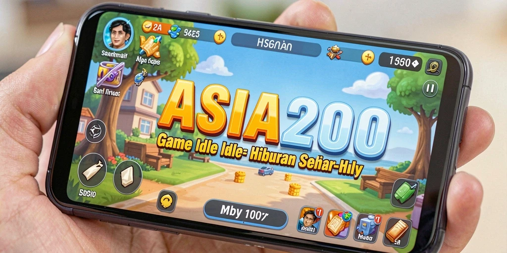 Screenshot gameplay ASIA200 menampilkan elemen Idle yang menarik.