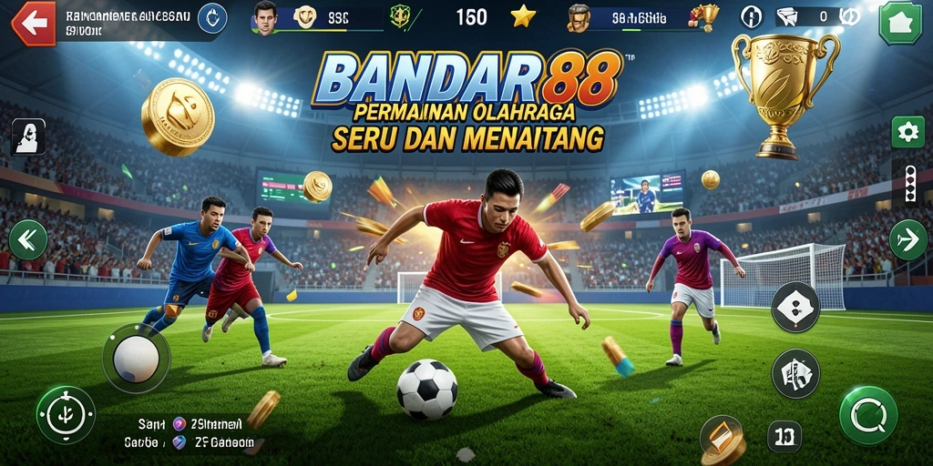 Tampilan gameplay menarik dari BANDAR88 dengan suasana kompetisi.