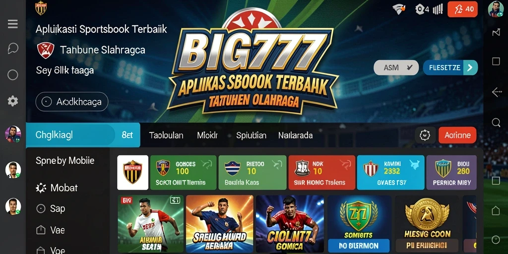 Tampilan screenshot utama BIG777 menampilkan antarmuka taruhan olahraga yang menarik.