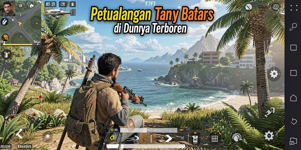 Tampilan gameplay F7F7 yang menakjubkan dalam dunia terbuka.