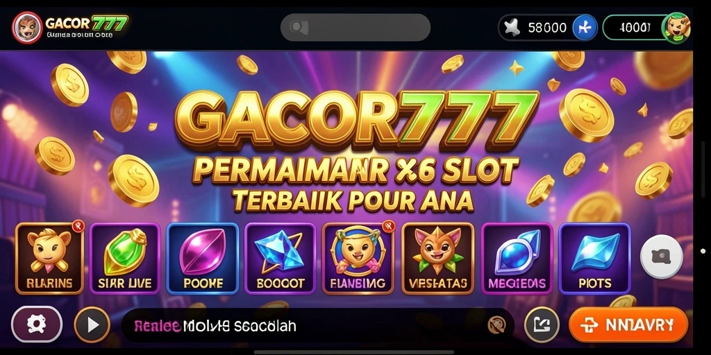 Tampilan gameplay Slot yang menarik di GACOR777.