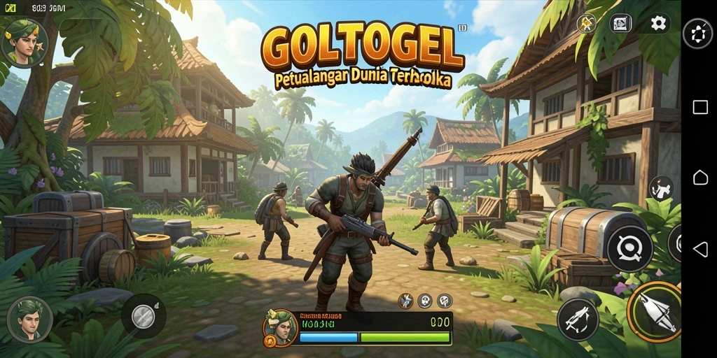 Tampilan grafis GOLTOGEL yang memukau dalam gameplay Open World.