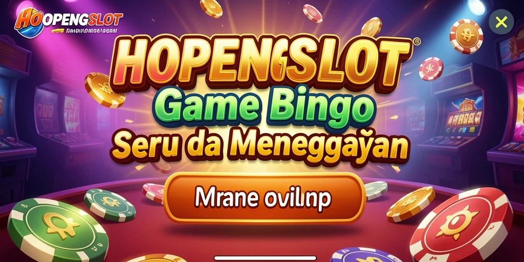 Tampilan permainan Bingo yang mendebarkan di HOPENGSLOT.