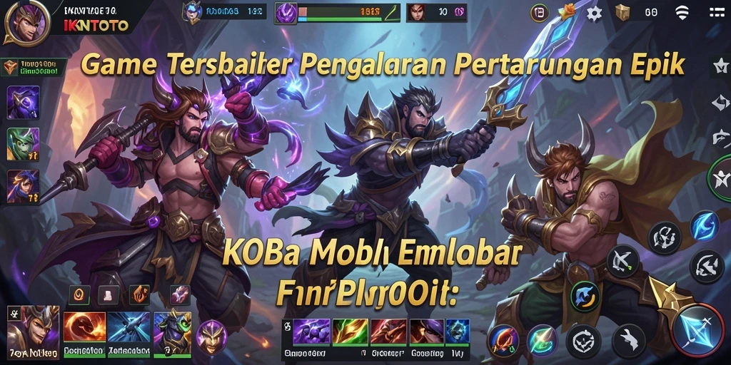Gameplay seru dalam pertarungan tim yang epik di IKNTOTO.