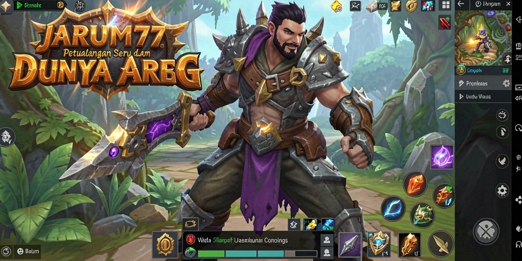 Screenshot gameplay JARUM77 yang menampilkan aksi seru dan mendebarkan.
