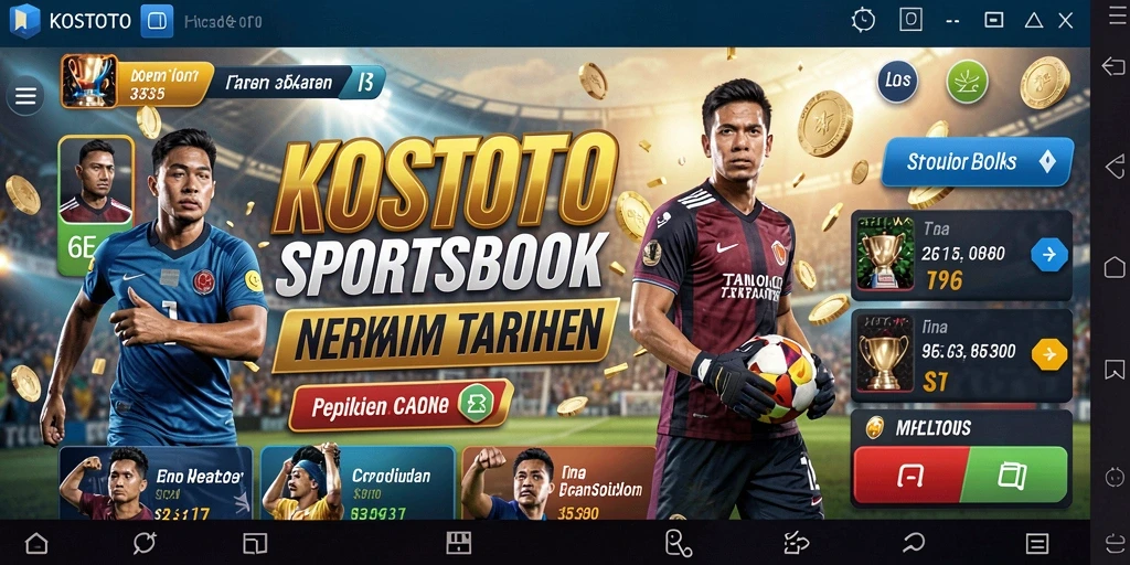 Tampilan gameplay taruhan langsung di KOSTOTO yang seru.