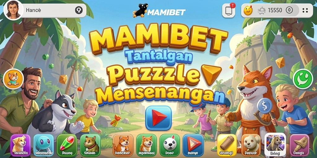 Screenshot MAMIBET menampilkan gameplay puzzle yang seru dan menantang.