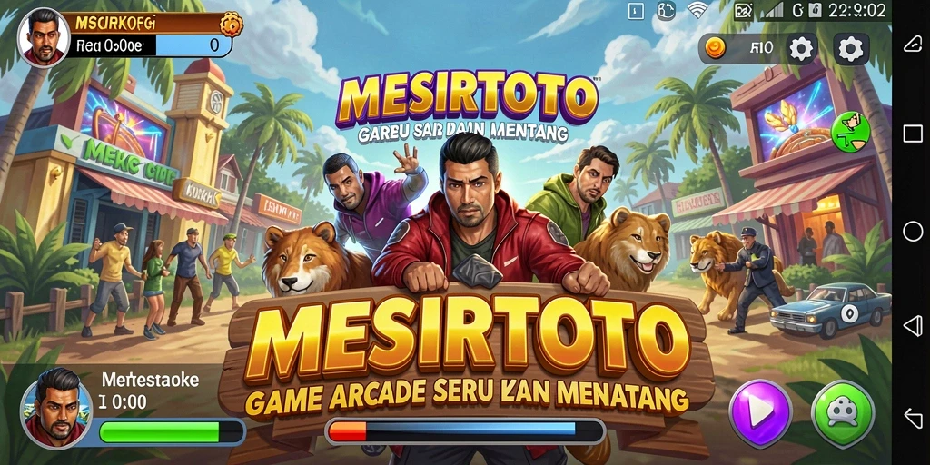 Screenshot gameplay <strong>MESIRTOTO</strong> menampilkan aksi seru dan tantangan menarik.