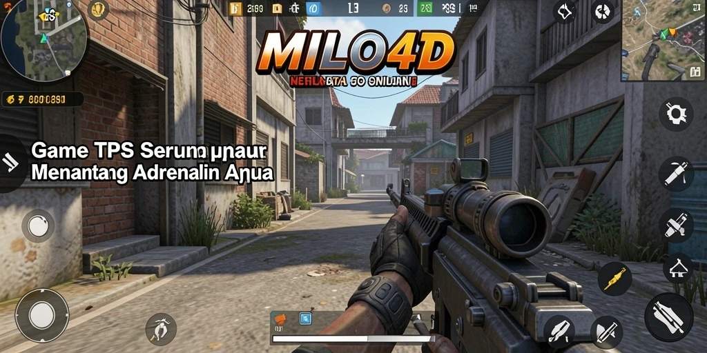 Tampilan grafik menakjubkan dalam gameplay TPS MILO4D.
