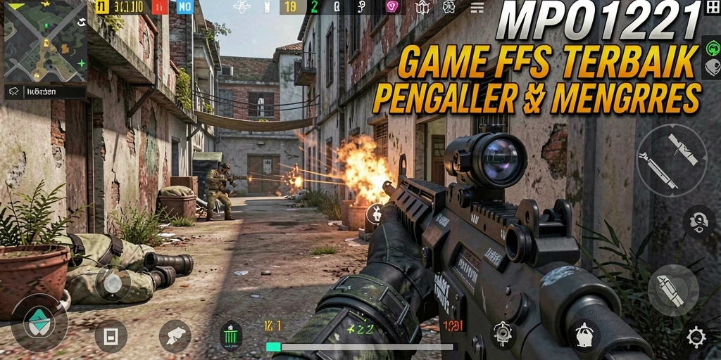 Tampak aksi seru dalam gameplay MPO1221 yang penuh tantangan.