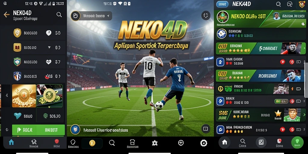 Tampilan gameplay NEKO4D yang menarik dan interaktif dalam taruhan olahraga.