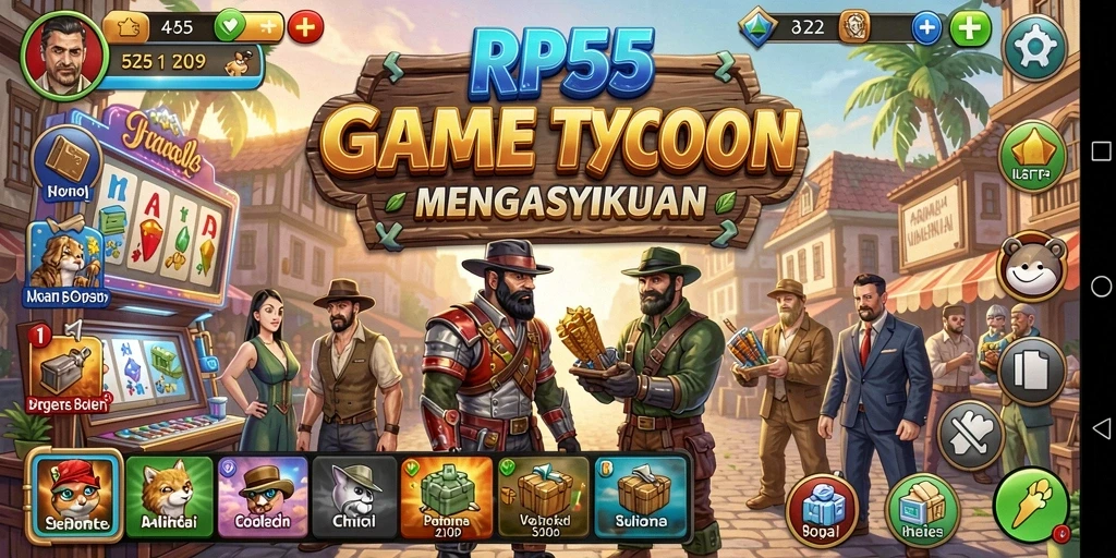 Tampilan gameplay RP55 yang menawan dan menarik.