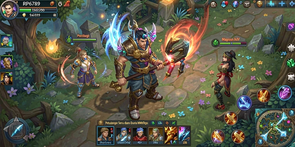 Gameplay seru RP6789 dengan petualangan MMORPG yang mendebarkan.
