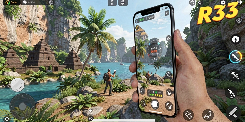 Tangkapan layar gameplay RR33 menampilkan simulasi yang imersif dan interaktif.