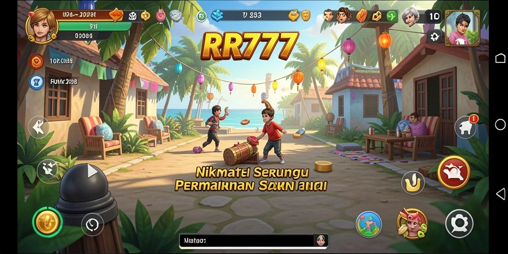 Tampilan gameplay RR777 yang seru dan menghibur.