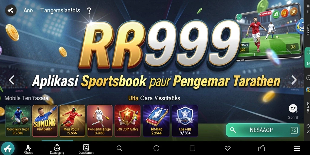 Screenshot RR999 menampilkan gameplay Sportsbook yang menarik dan interaktif.