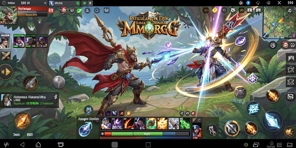 Screenshot S80 menampilkan petualangan epik dalam dunia MMORPG.