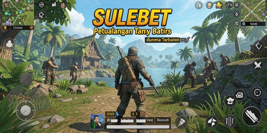 Tangkapan layar gameplay yang menunjukkan dunia terbuka di SULEBET.
