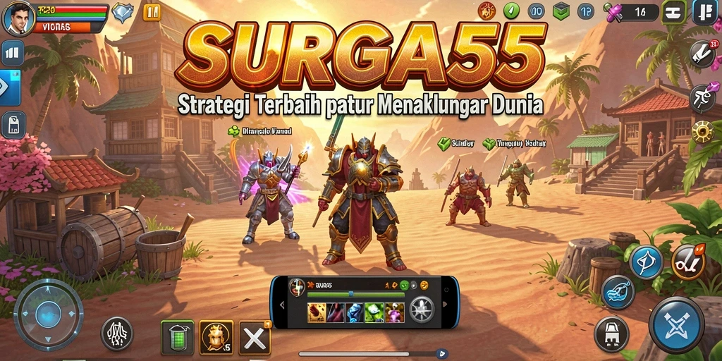 Tampilan gameplay menarik dari SURGA55 dengan strategi yang mendalam.