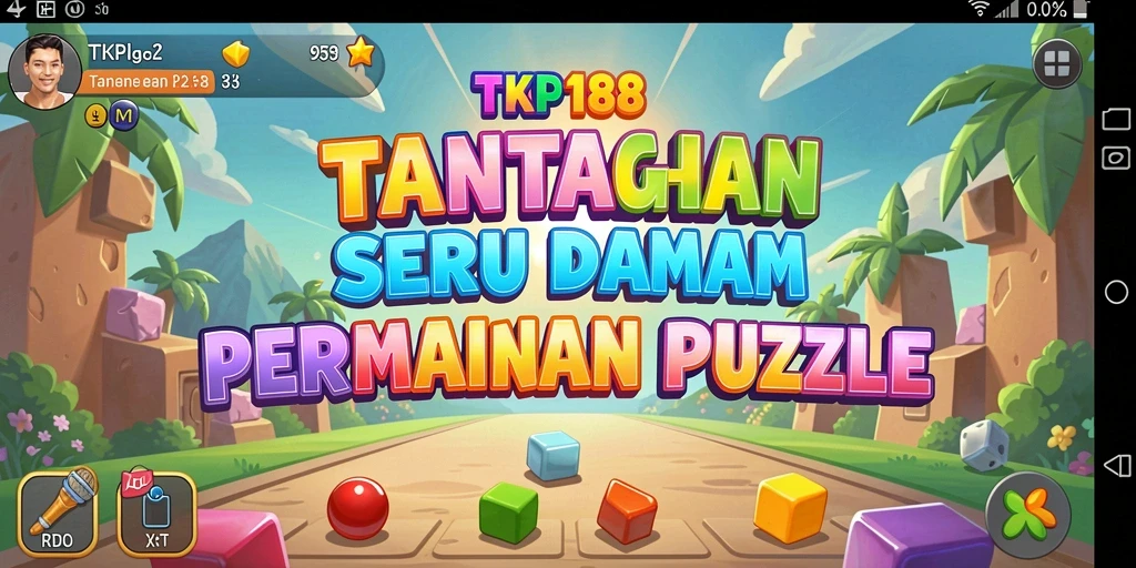 Screenshot gameplay TKP188 menampilkan berbagai teka-teki menarik yang menantang.