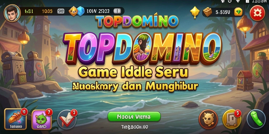 Screenshot gameplay TOPDOMINO yang menampilkan aksi Idle yang menarik.