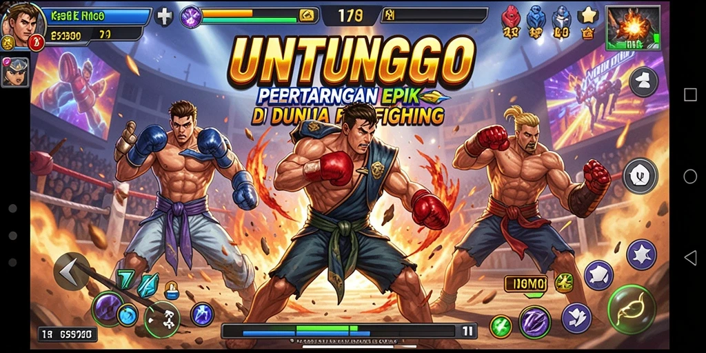 Tampilan seru pertarungan di <strong>UNTUNGGO</strong> yang mendebarkan.