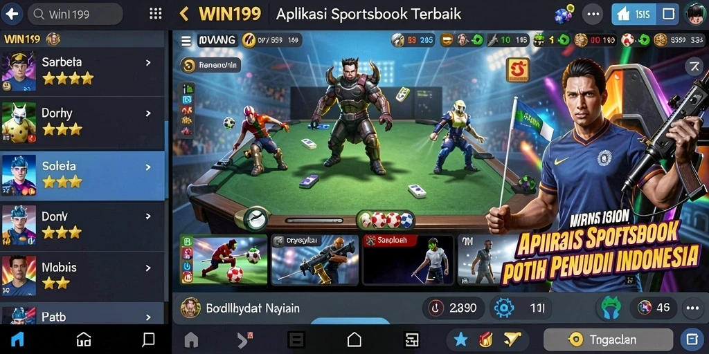 Tampilan gameplay taruhan olahraga yang menarik di WIN199.